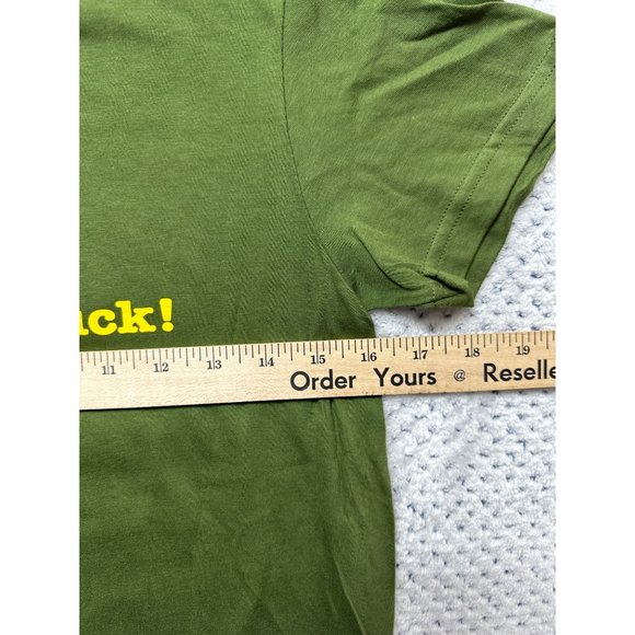 American Apparel Shirt Kids Large Green Hummers Suck Graphic Tee Short Sleeve - Picture 6 of 8